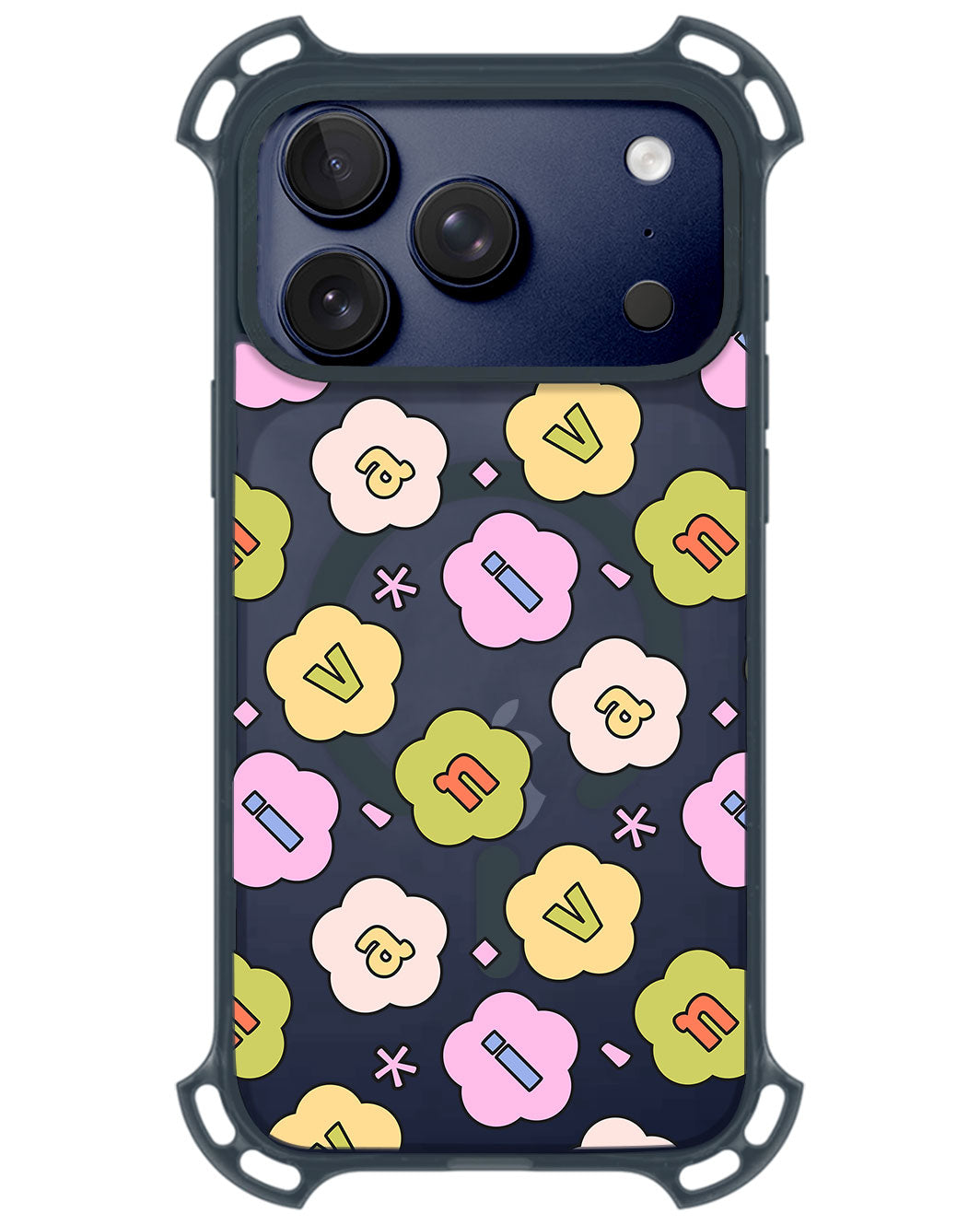 iPhone Ultimate Model-Z - CUSTOM MONOGRAM 3.0 Flower Petals 1.0