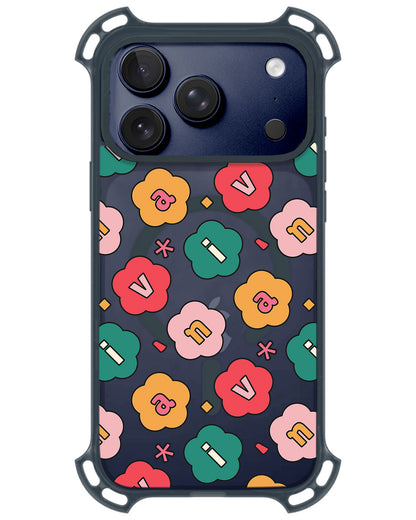 iPhone Ultimate Model-Z - CUSTOM MONOGRAM 3.0 Flower Petals 3.0