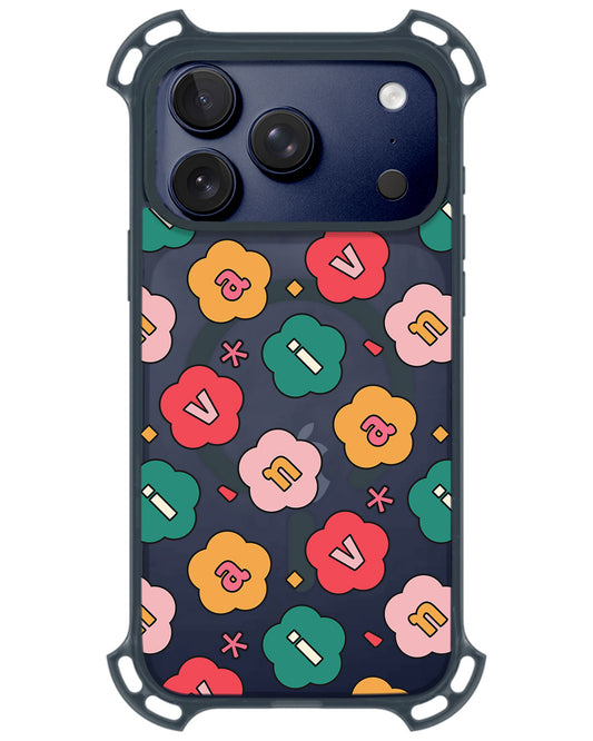 iPhone Ultimate Model-Z - CUSTOM MONOGRAM 3.0 Flower Petals 3.0
