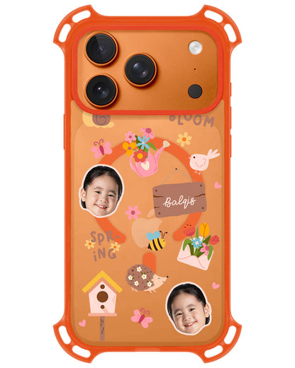 iPhone Ultimate Model-Z - Face Grid Spring Bloom