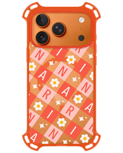 iPhone Ultimate Model-Z - CUSTOM MONOGRAM 3.0 Flower Grid 2.0