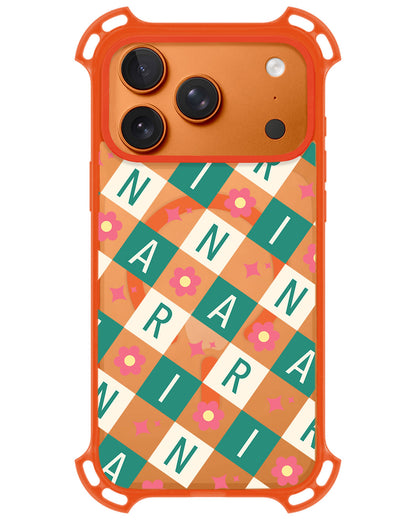 iPhone Ultimate Model-Z - CUSTOM MONOGRAM 3.0 Flower Grid 4.0