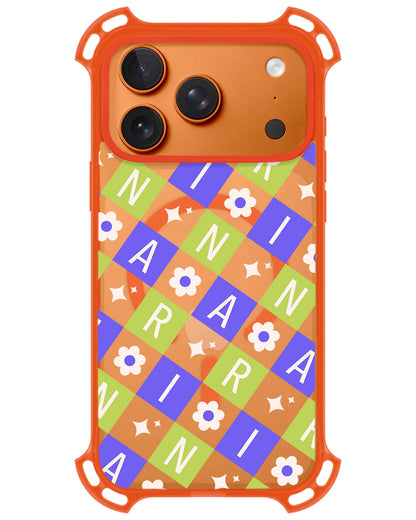 iPhone Ultimate Model-Z - CUSTOM MONOGRAM 3.0 Flower Grid 5.0