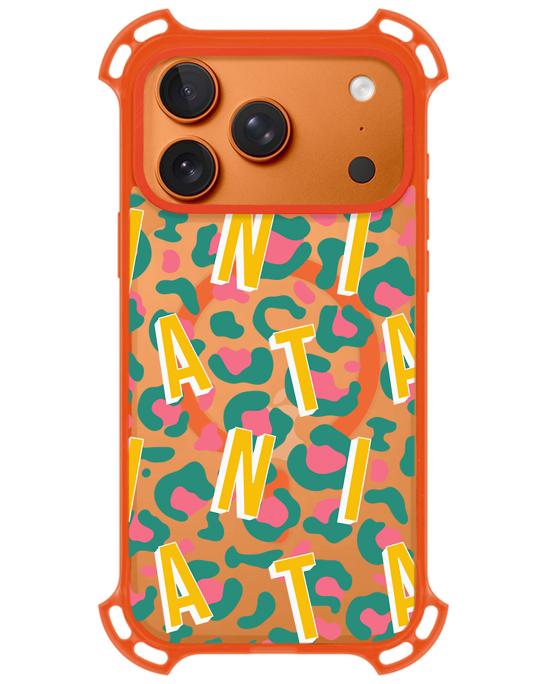 iPhone Rearguard UltimateZ - CUSTOM MONOGRAM 3.0 Leopard 4.0