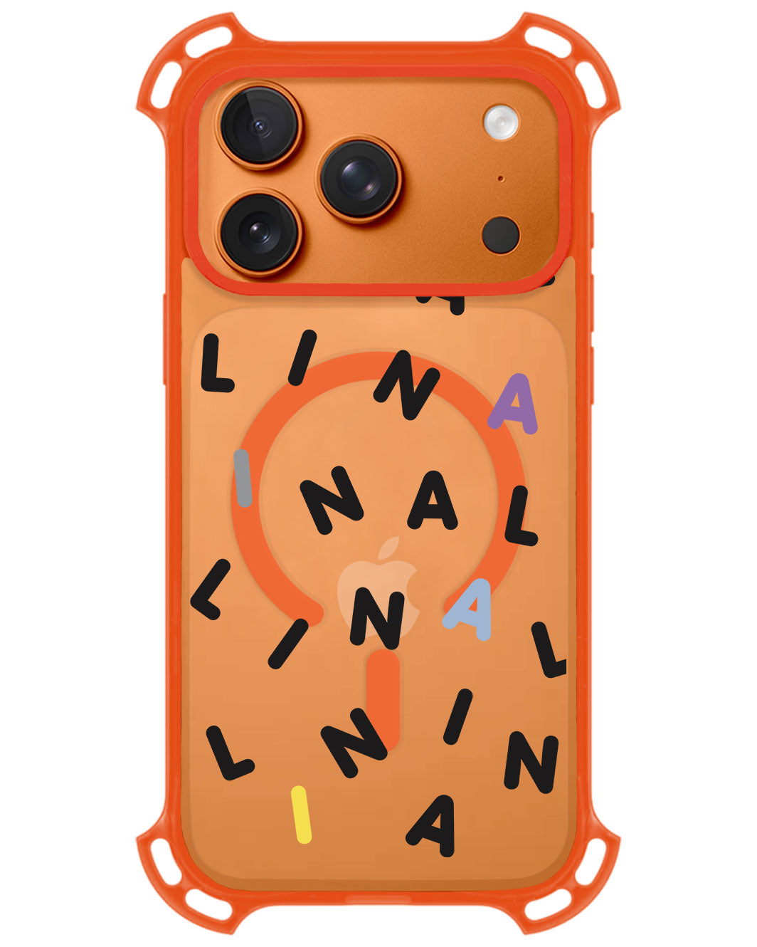 iPhone Rearguard UltimateZ - CUSTOM MONOGRAM 2.0 Black