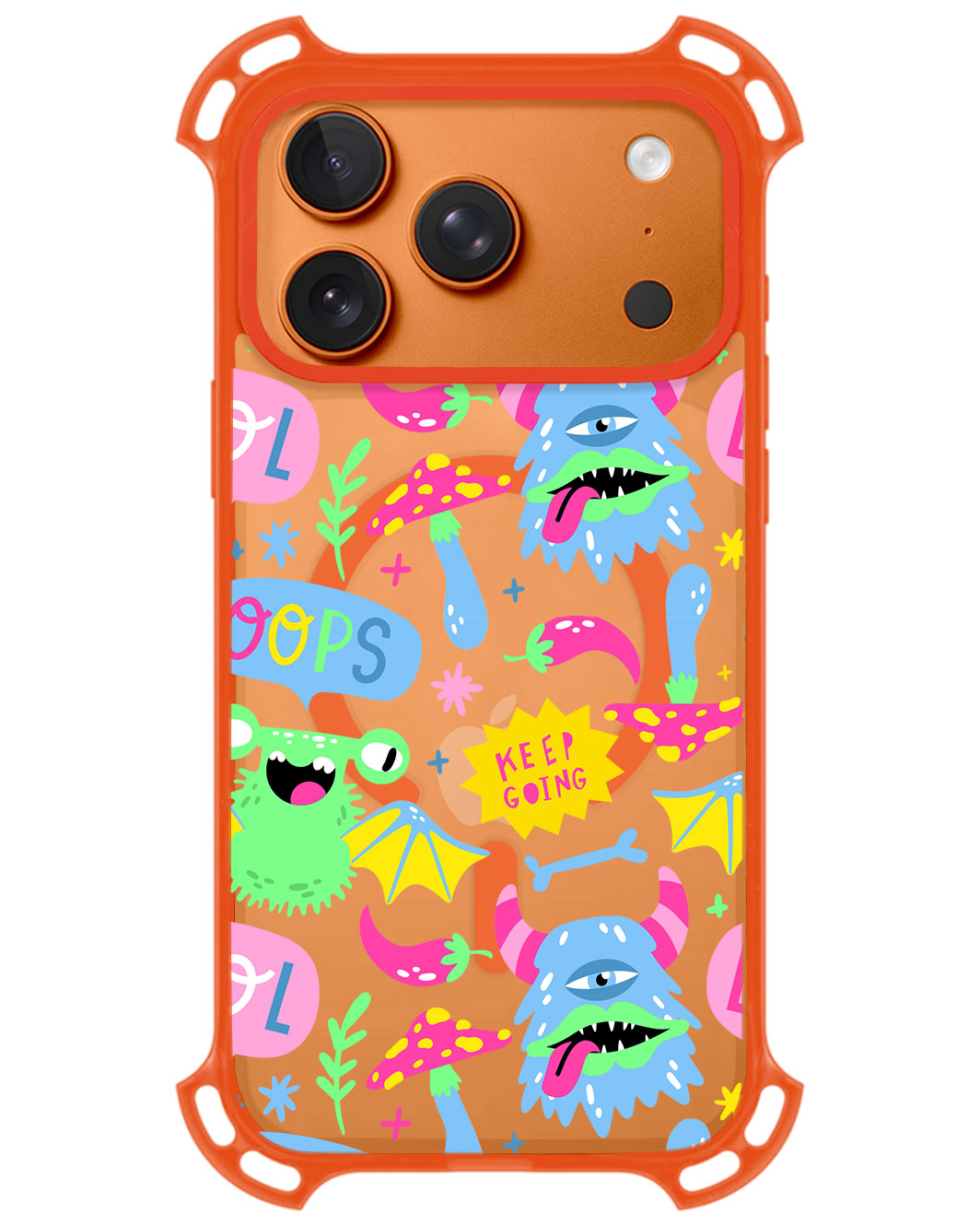 iPhone Ultimate Model-Z - Monster say Keep Going