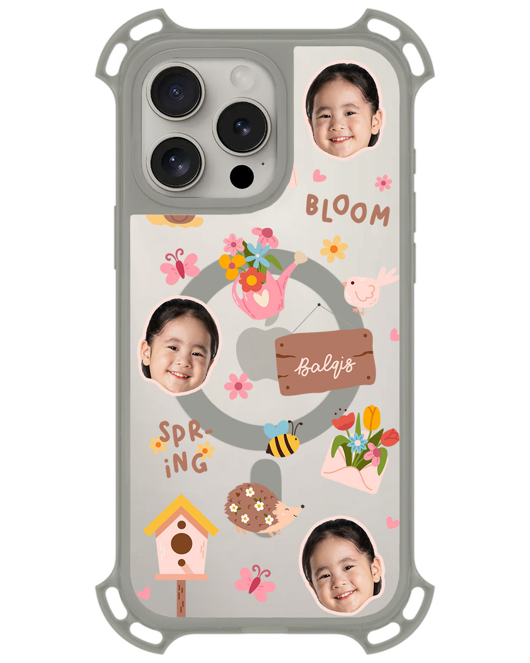 iPhone Ultimate Model-Z - Face Grid Spring Bloom