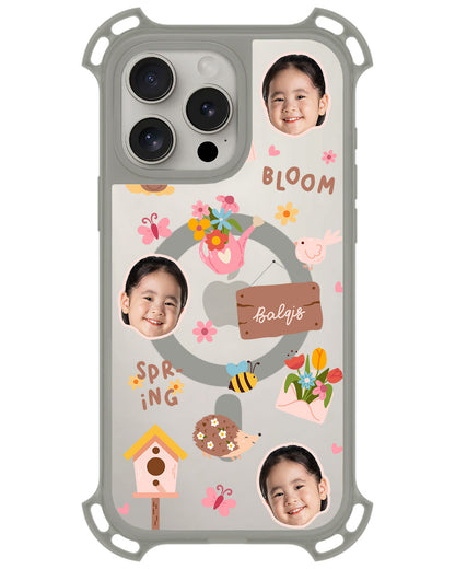 iPhone Ultimate Model-Z - Face Grid Spring Bloom
