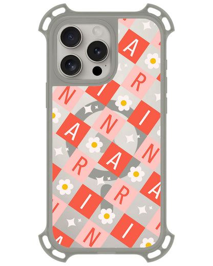iPhone Ultimate Model-Z - CUSTOM MONOGRAM 3.0 Flower Grid 2.0