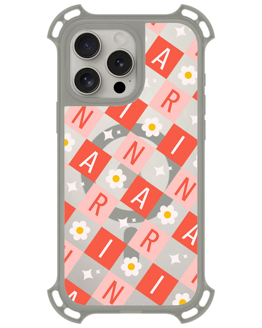 iPhone Ultimate Model-Z - CUSTOM MONOGRAM 3.0 Flower Grid 2.0