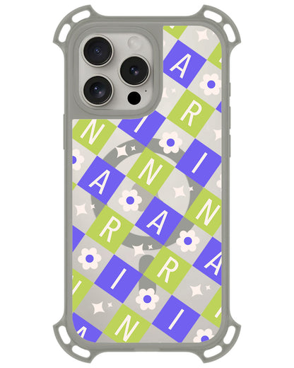 iPhone Ultimate Model-Z - CUSTOM MONOGRAM 3.0 Flower Grid 5.0