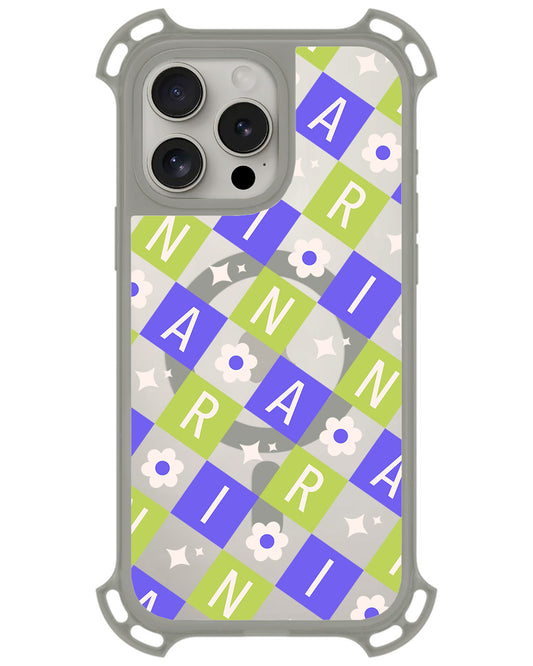iPhone Ultimate Model-Z - CUSTOM MONOGRAM 3.0 Flower Grid 5.0