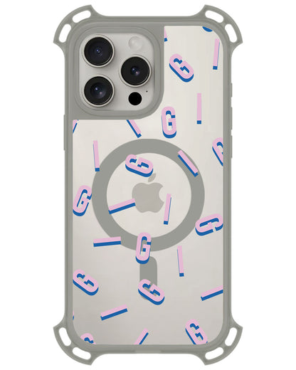 iPhone Ultimate Model-Z - CUSTOM MONOGRAM 1.0 Cotton Candy