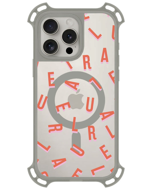 iPhone Ultimate Model-Z - CUSTOM MONOGRAM 1.0 Coral