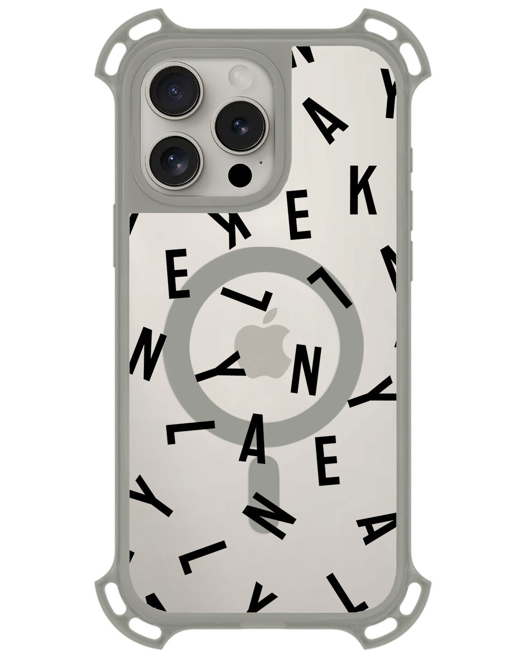iPhone Ultimate Model-Z - CUSTOM MONOGRAM 1.0 Noir