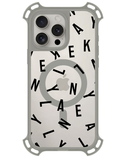 iPhone Ultimate Model-Z - CUSTOM MONOGRAM 1.0 Noir