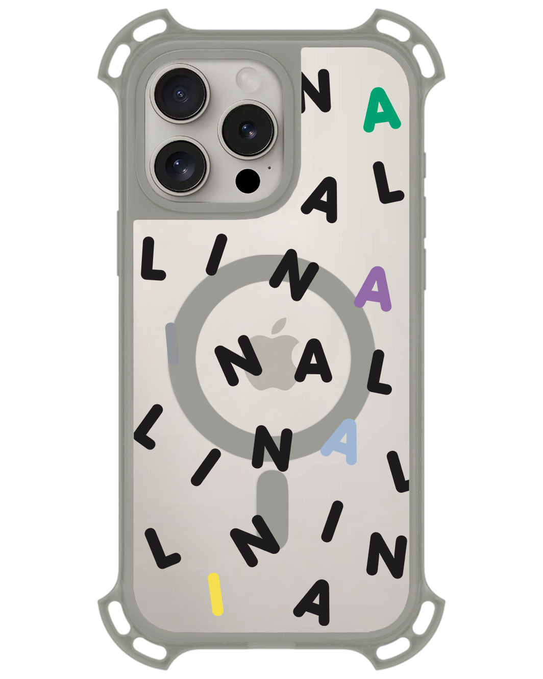 iPhone Rearguard UltimateZ - CUSTOM MONOGRAM 2.0 Black