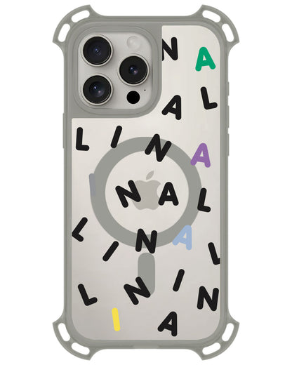iPhone Rearguard UltimateZ - CUSTOM MONOGRAM 2.0 Black