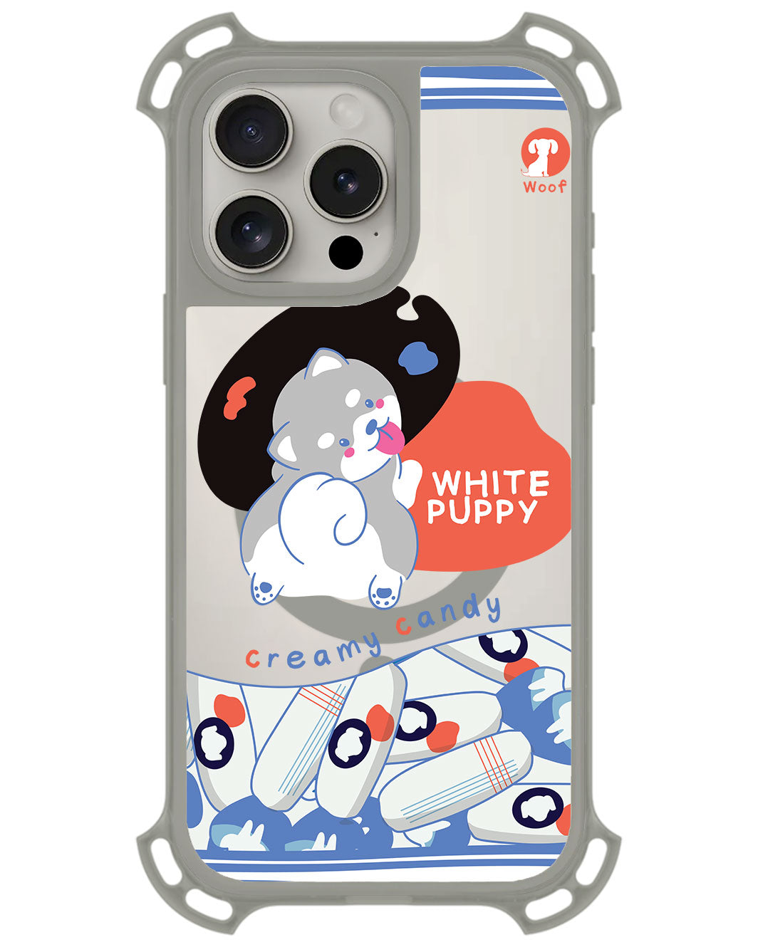iPhone Ultimate Model-Z - White puppy