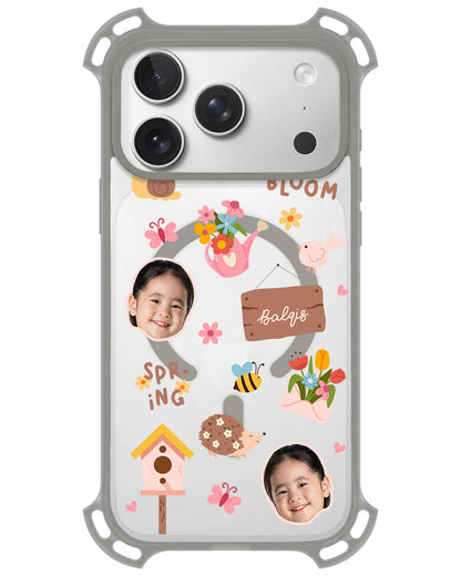 iPhone Ultimate Model-Z - Face Grid Spring Bloom