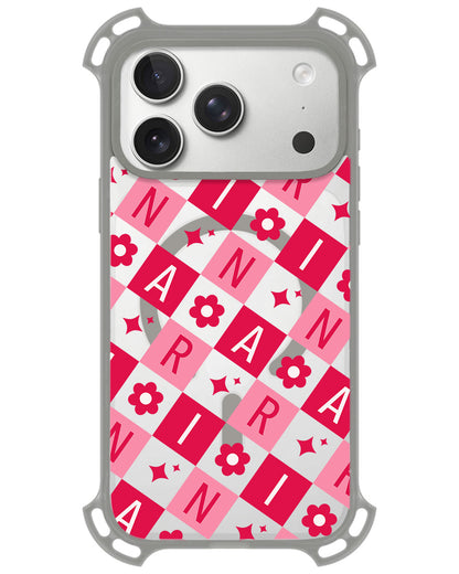 iPhone Rearguard UltimateZ - CUSTOM MONOGRAM 3.0 Flower Grid 1.0