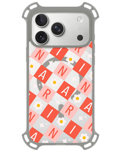 iPhone Ultimate Model-Z - CUSTOM MONOGRAM 3.0 Flower Grid 2.0