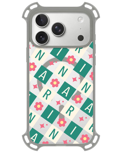 iPhone Ultimate Model-Z - CUSTOM MONOGRAM 3.0 Flower Grid 4.0