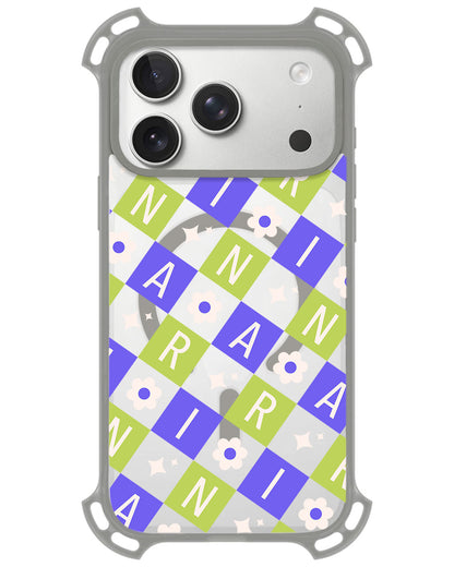 iPhone Ultimate Model-Z - CUSTOM MONOGRAM 3.0 Flower Grid 5.0