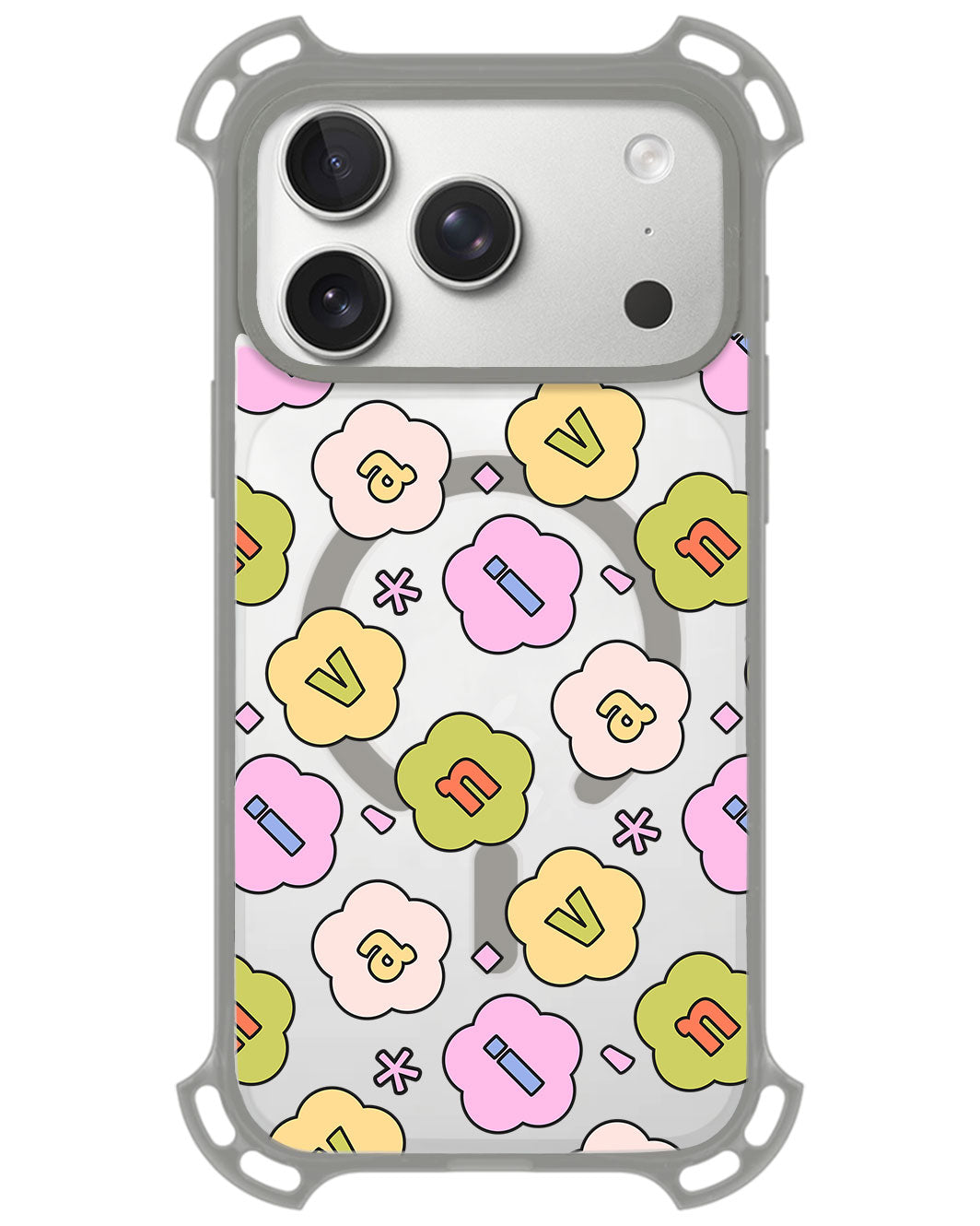 iPhone Ultimate Model-Z - CUSTOM MONOGRAM 3.0 Flower Petals 1.0