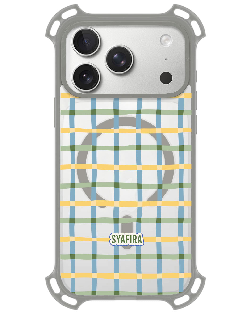 iPhone Ultimate Model-Z - Beige Grid