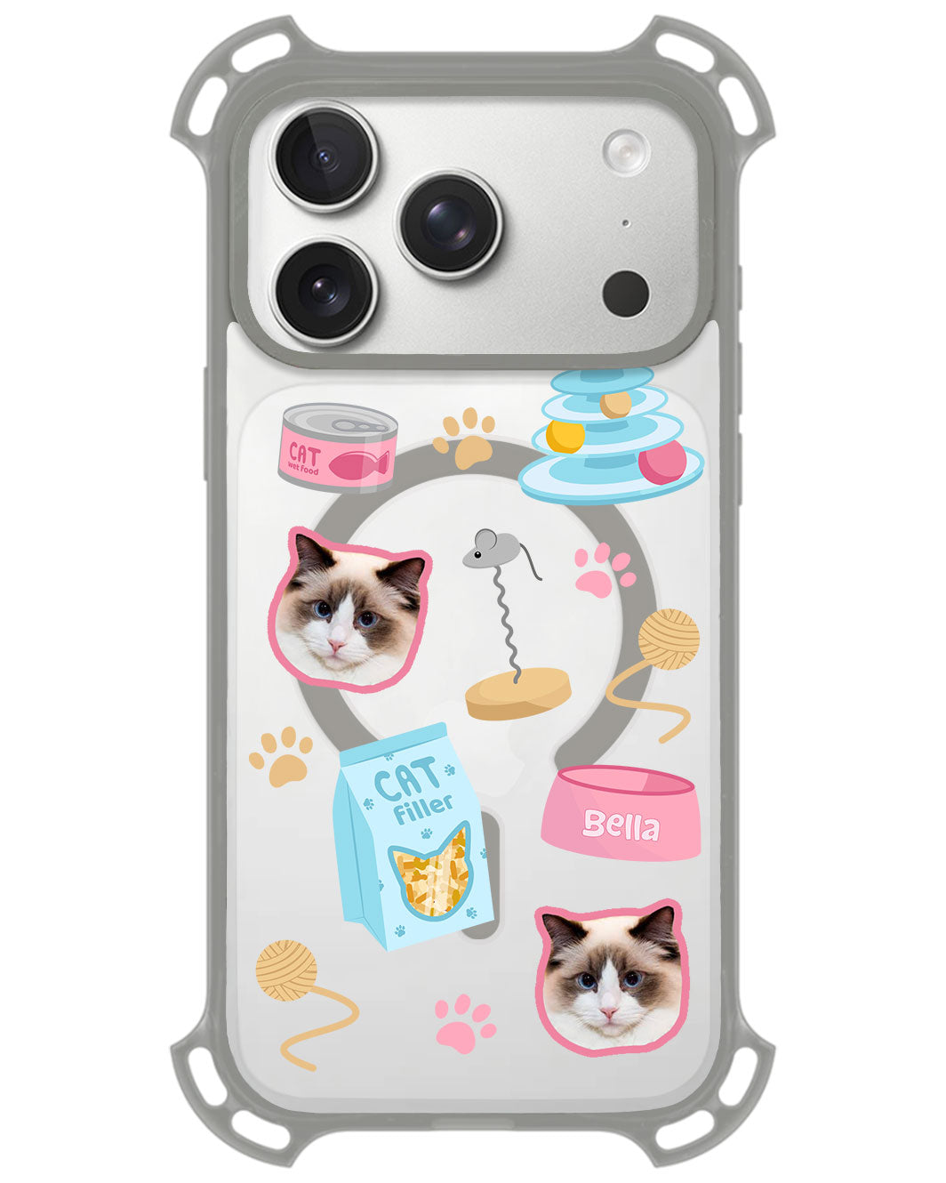 iPhone Ultimate Model-Z - Pet Grid Kitty Playtime