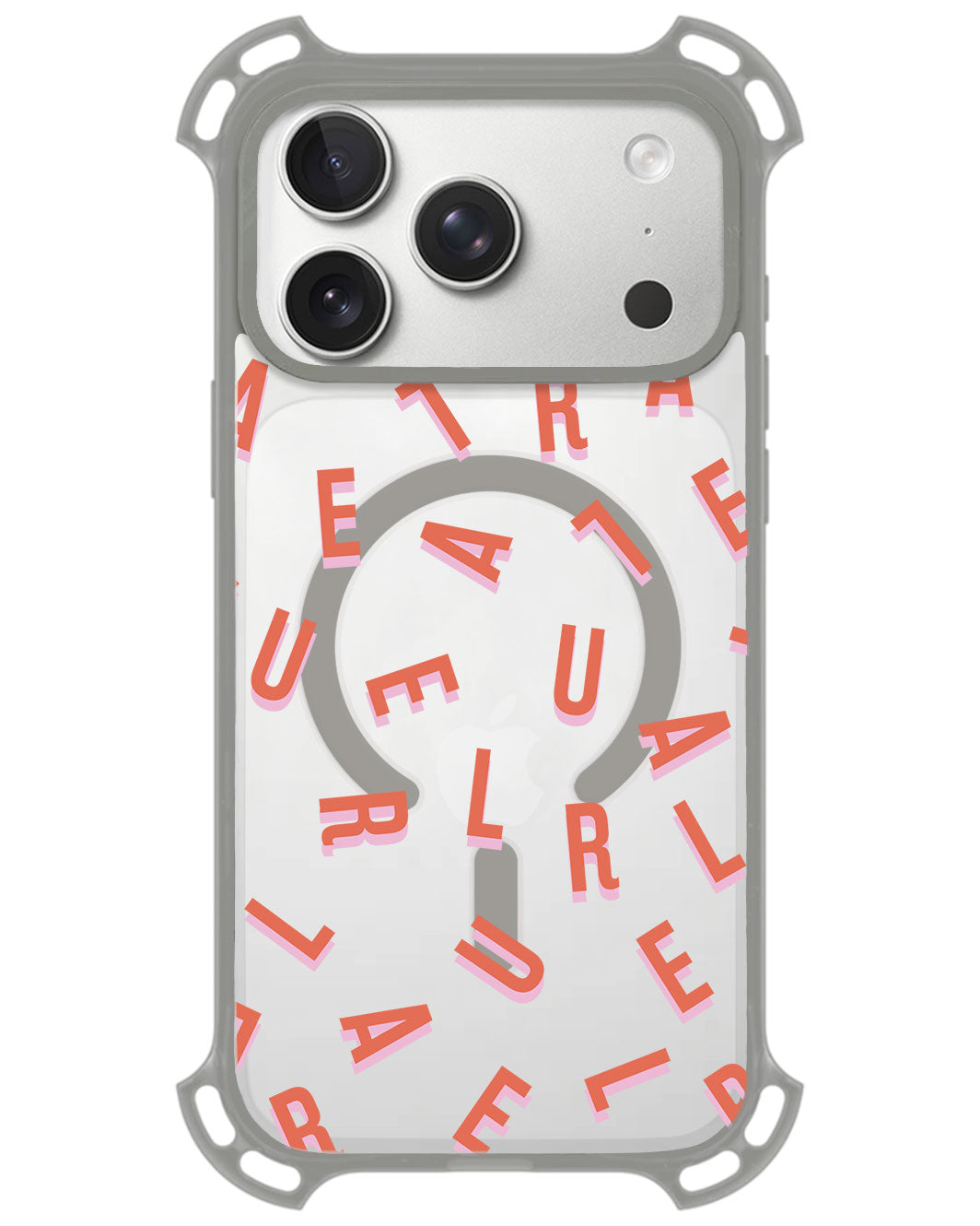 iPhone Ultimate Model-Z - CUSTOM MONOGRAM 1.0 Coral