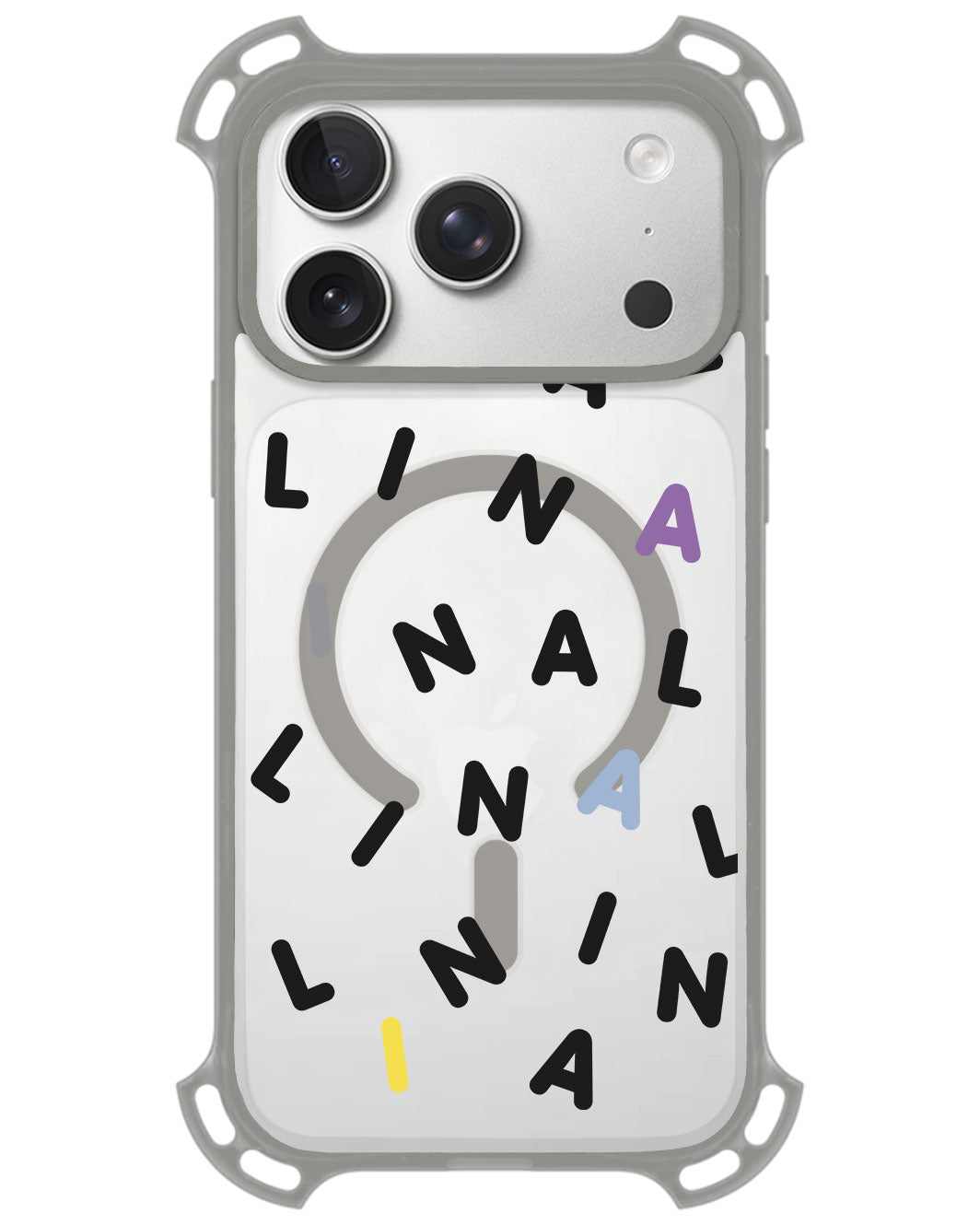 iPhone Rearguard UltimateZ - CUSTOM MONOGRAM 2.0 Black