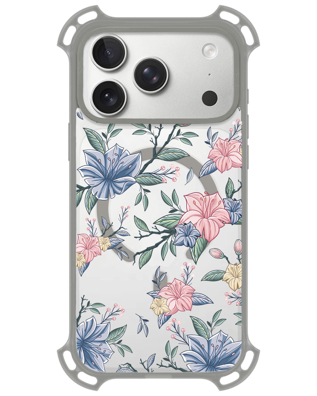 iPhone Rearguard UltimateZ - Pink & Blue Floral