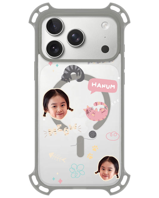iPhone Ultimate Model-Z - Face Grid Kitty