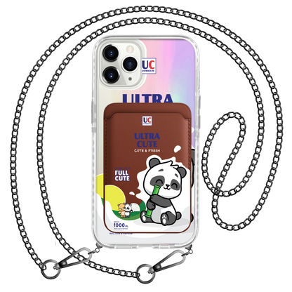 iPhone Magnetic Wallet Holo Case - Ultra Cute