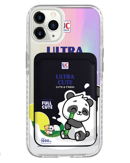 iPhone Magnetic Wallet Holo Case - Ultra Cute