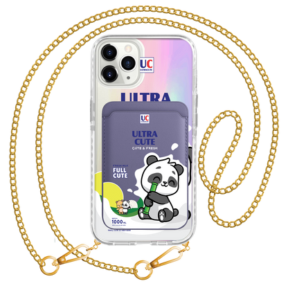 iPhone Magnetic Wallet Holo Case - Ultra Cute