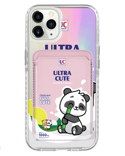 iPhone Magnetic Wallet Holo Case - Ultra Cute