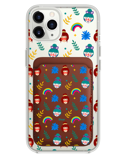 iPhone Magnetic Wallet Case - Unconditional Girl