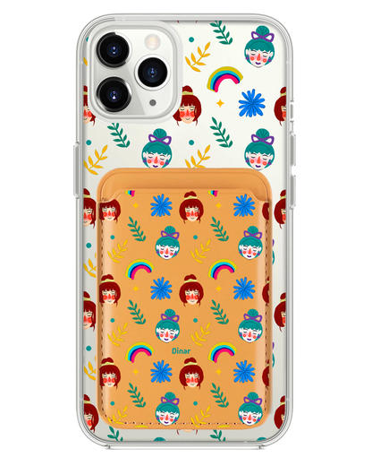 iPhone Magnetic Wallet Case - Unconditional Girl
