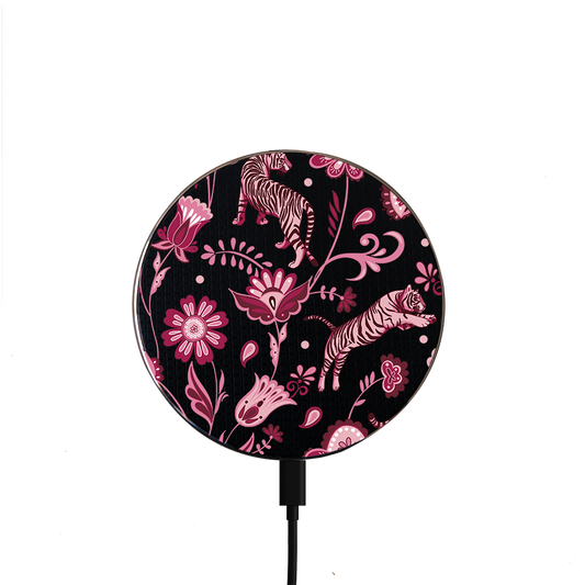 Universal Wireless Charger - Tiger & Floral 2.0
