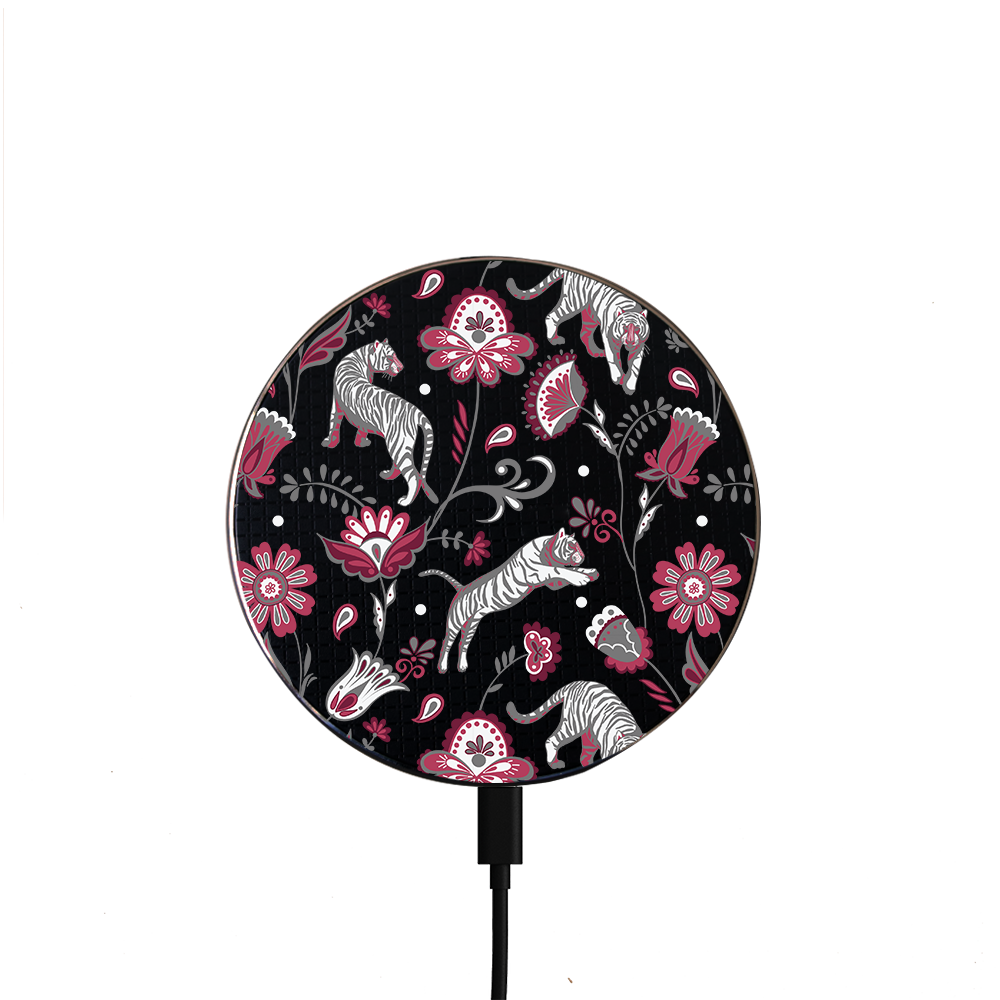 Universal Wireless Charger - Tiger & Floral 6.0