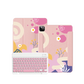 iPad / Android Tab Wireless Keyboard Flipcover - Abstract Flower 3.0