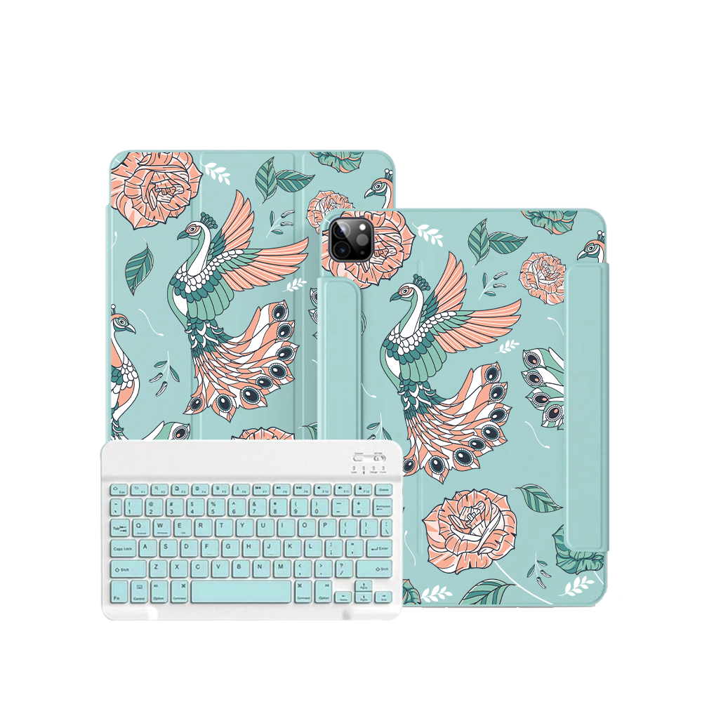 iPad / Android Tab Wireless Keyboard Flipcover - Bird of Paradise 3.0