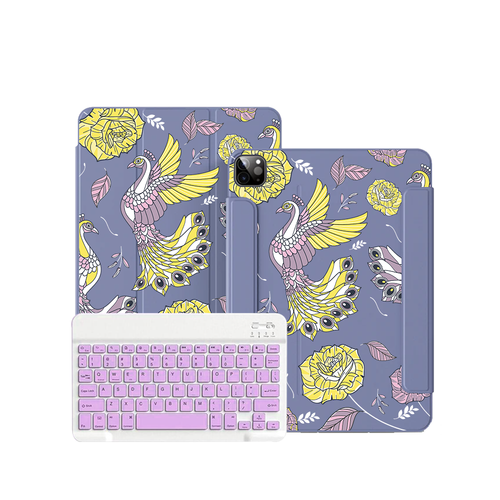 iPad / Android Tab Wireless Keyboard Flipcover - Bird of Paradise 4.0