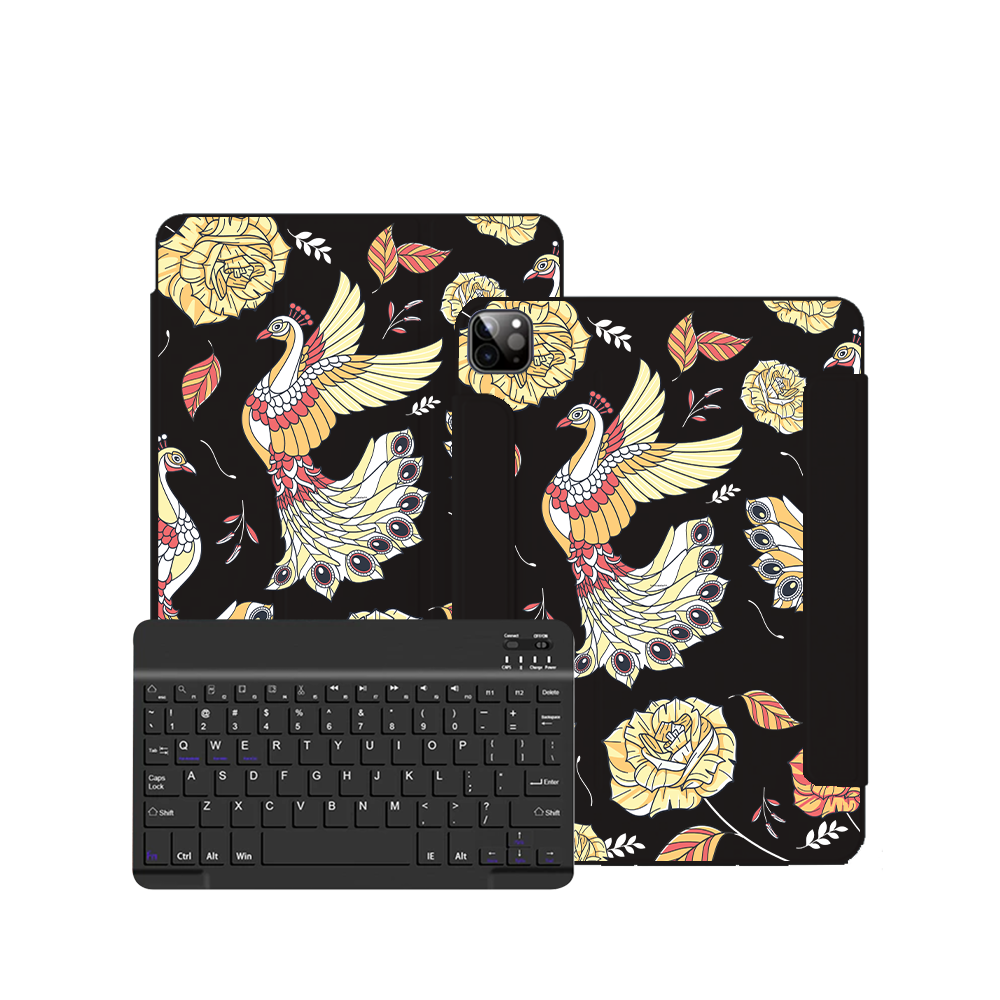 iPad / Android Tab Wireless Keyboard Flipcover - Bird of Paradise 5.0