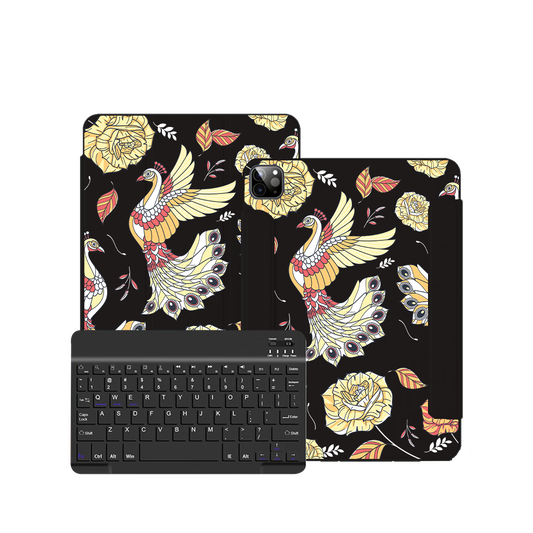 iPad / Android Tab Wireless Keyboard Flipcover - Bird of Paradise 5.0