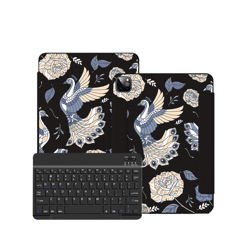 iPad / Android Tab Wireless Keyboard Flipcover - Bird of Paradise 6.0