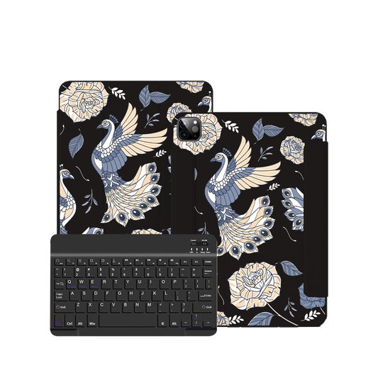 iPad / Android Tab Wireless Keyboard Flipcover - Bird of Paradise 6.0